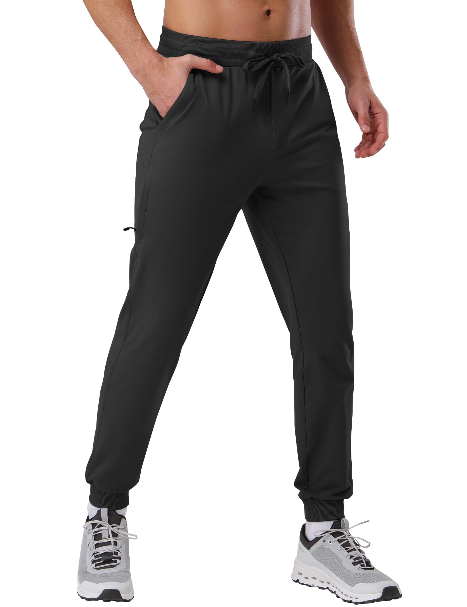 Pioneer Camp Men's Jogger Sweatpants - Lightweight Workout Pants with Pockets for Gym, Running & Casual Wear | Moisture-Wicking Athletic Pants for Training, Travel & Lounge