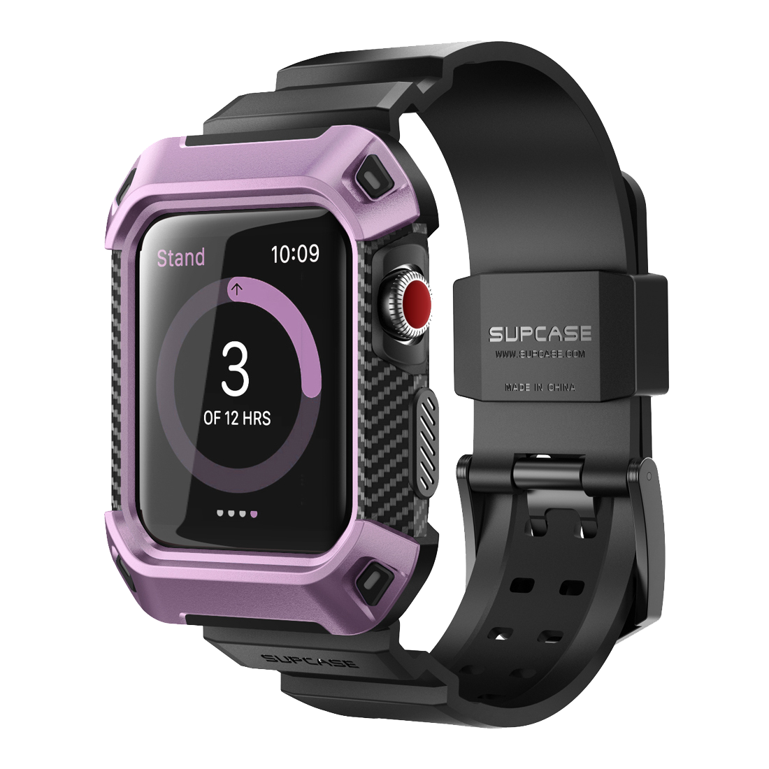 Apple Watch UB Pro Wristband Case (42mm) - Durable Protective Cover with Comfortable Fit, Purple - Perfect for Workouts, Running & Daily Use