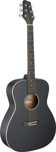 Stagg SA35 A-BK 6-String Acoustic Guitar for Beginners & Professionals - Right-Handed Design for Home, Studio & Live Performances