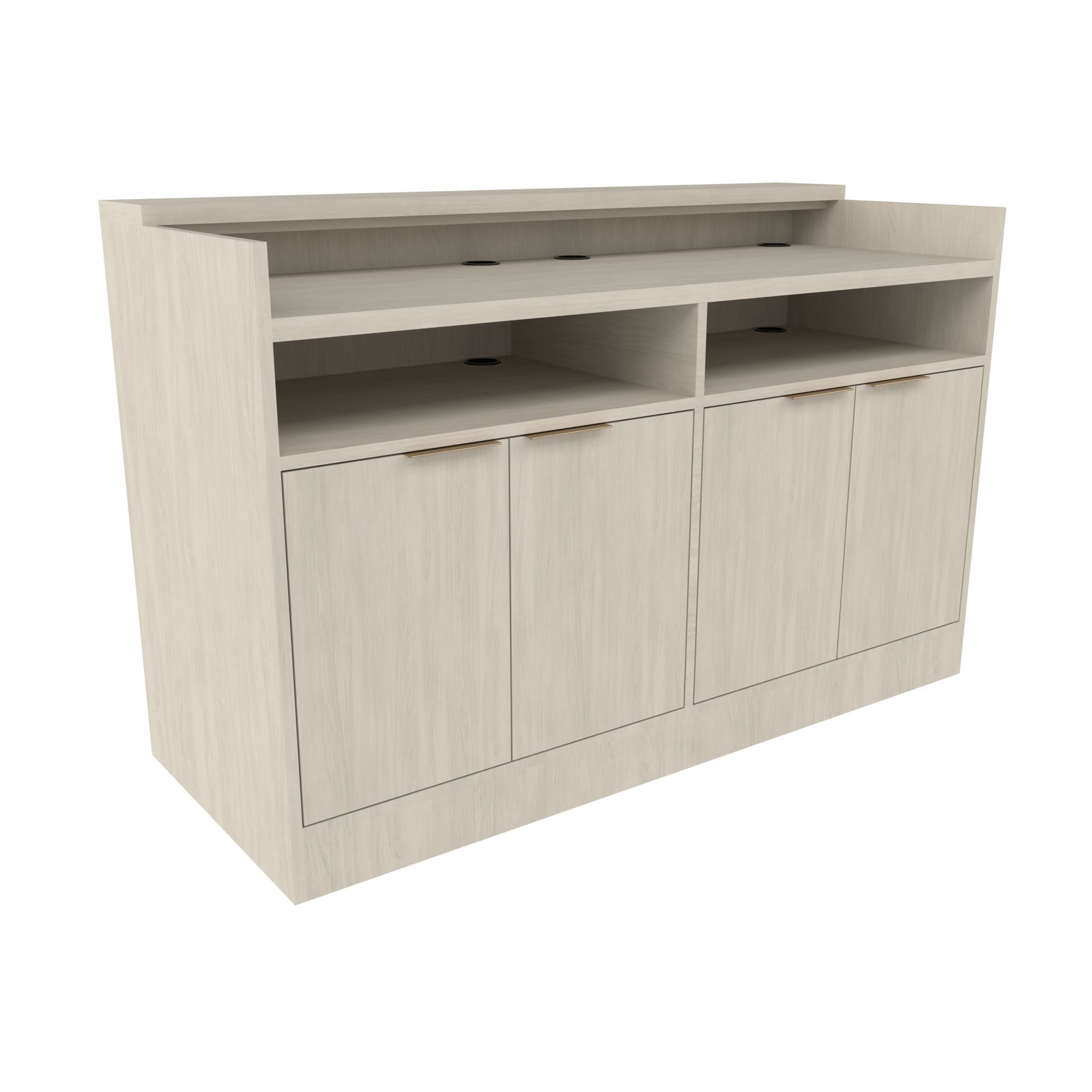 Modern NICO Reception Desk with Built-in LED Accent Lighting - Elegant Office Furniture for Corporate Lobbies, Hotel Front Desks & Professional Workspaces