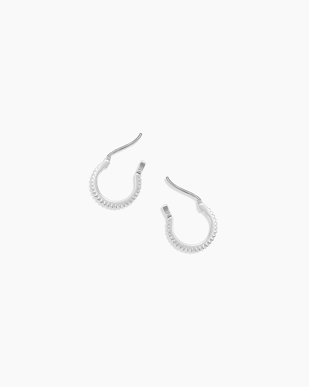 Madison Shimmer Huggies Earrings - Dainty & Elegant Hoop Earrings for Women - Perfect for Parties, Weddings & Everyday Wear