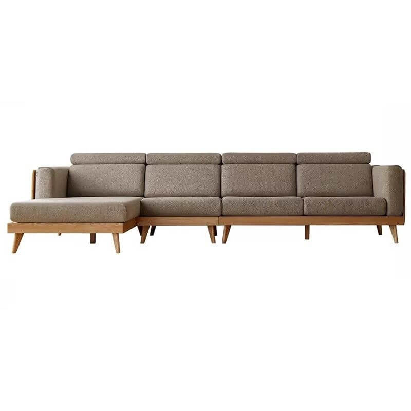 Victorian Grey Sofa Couch with Removable Cushions - Elegant Living Room Furniture for Home Decor | Perfect for Lounge, Sitting Area & Family Room