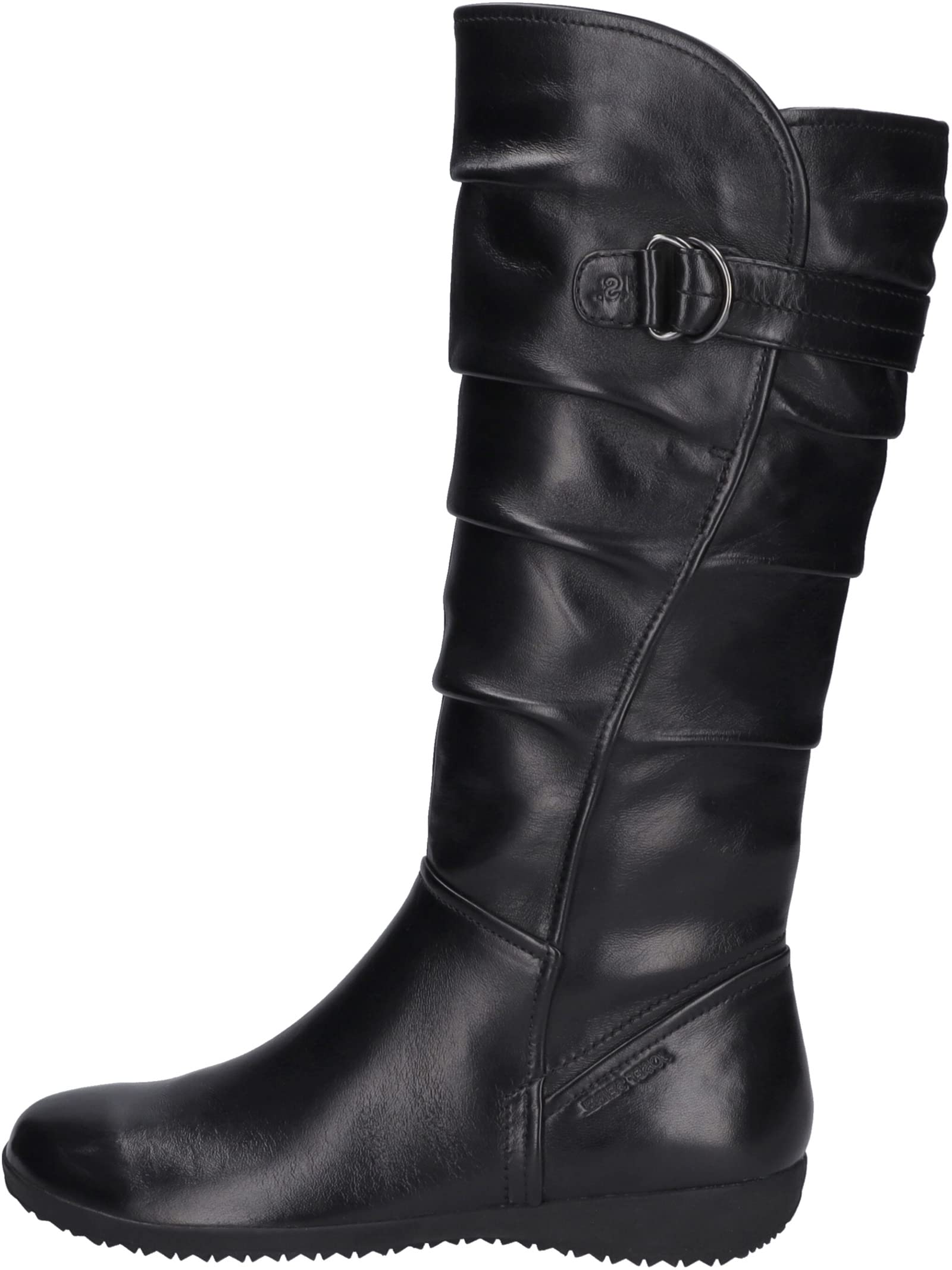 Josef Seibel Women's Knee High Leather Boots - Black Size 7 | Comfortable & Stylish Winter Boots for Casual Wear, Office & Night Out