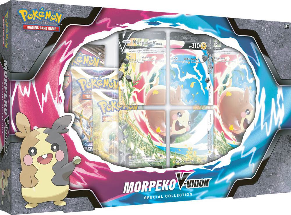 Pokemon Morpeko V Union Box - Exclusive Trading Card Game Collectible for Battles & Tournaments | Perfect for Pokemon TCG Players & Fans