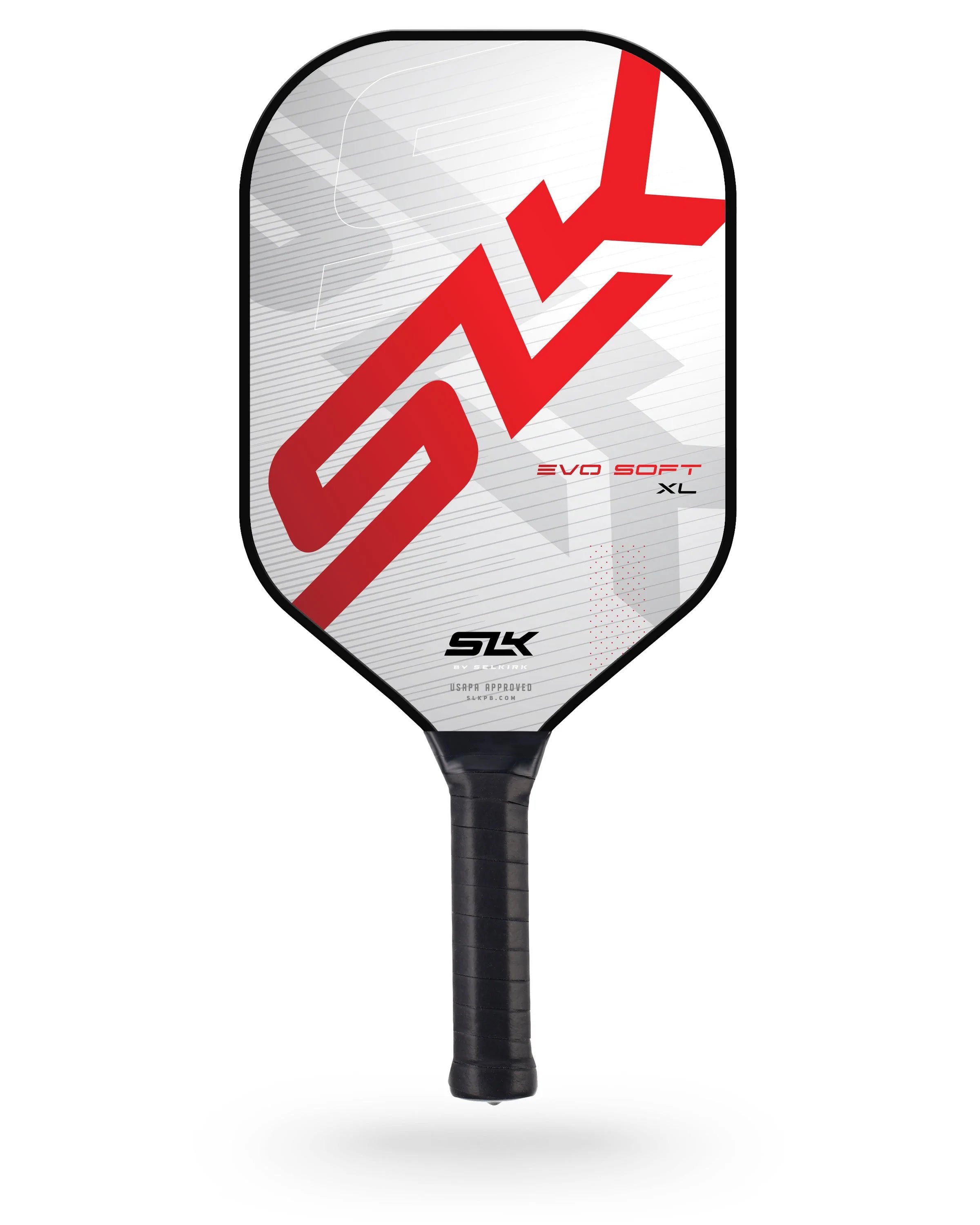 SLK Evo Soft Pickleball Paddle - Premium Carbon Fiber Face with Cushion Grip - Perfect for Beginners & Advanced Players - Indoor & Outdoor Court Games