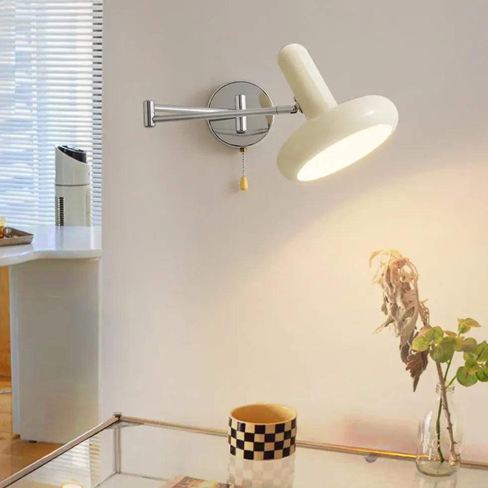 White Plug in Wall Light - Energy Efficient Night Light for Bedroom, Nursery, Hallway & Bathroom