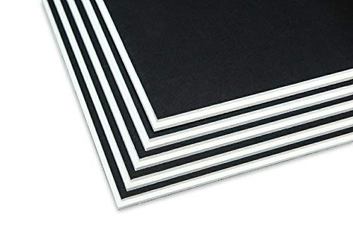 Premium Black & White Foam Boards 30x40 Inches (10-Pack) - 3/16