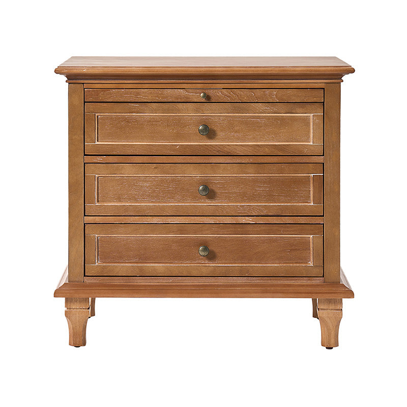 Galatea 3-Drawer Nightstand with USB Charging Ports & Power Outlets - Modern Bedside Table with Storage for Bedroom, Living Room or Office