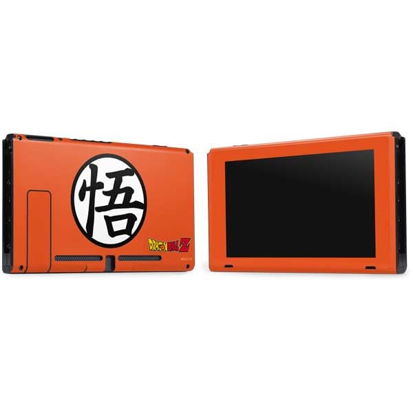 Official Dragon Ball Z Goku Kanji Skin for Nintendo Switch - Licensed Gaming Decal with Iconic DBZ Design - Perfect for Switch Console Protection & Anime Fan Gift