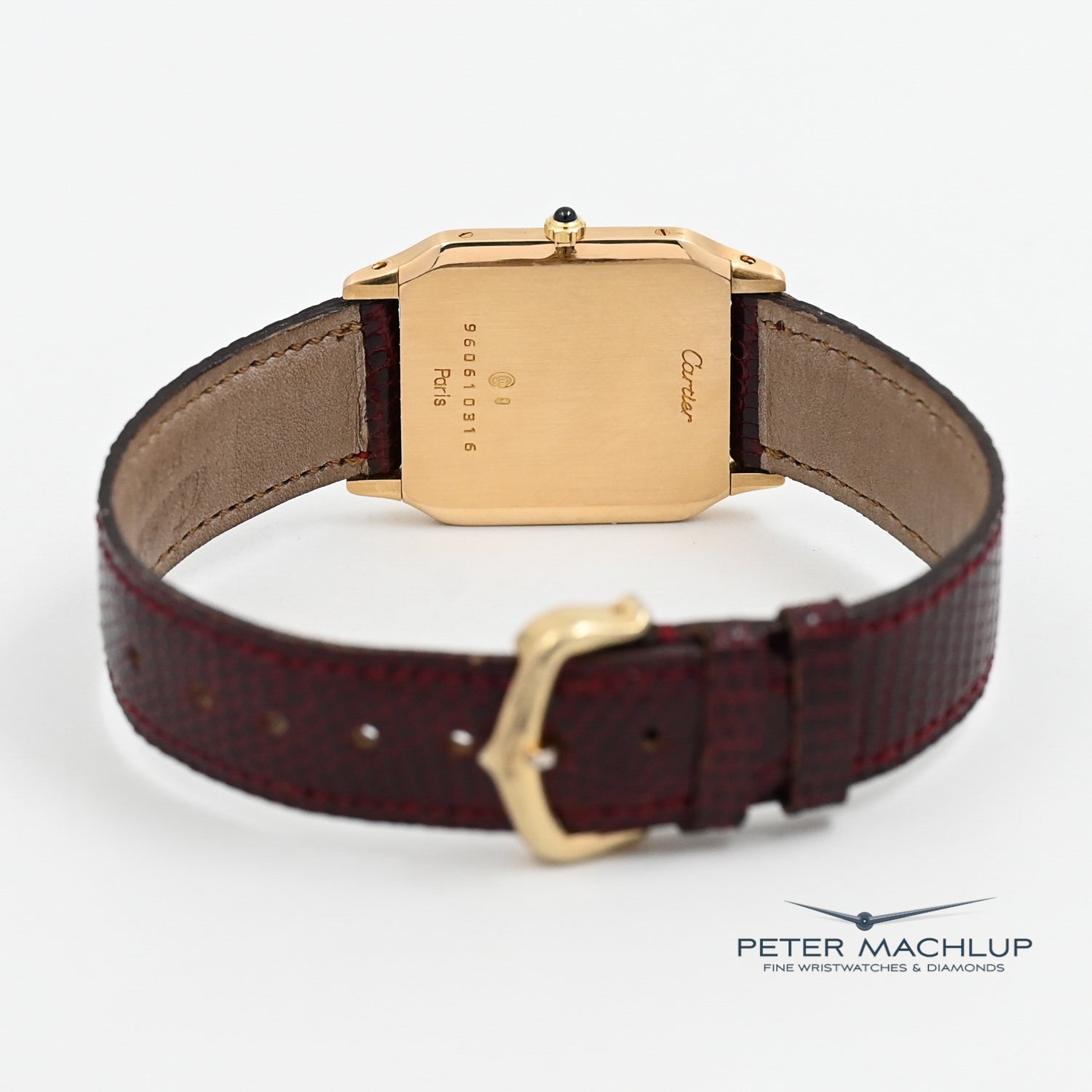 Cartier Santos Dumont Ultra Thin Luxury Watch - Gold & Steel Two-Tone for Men | Elegant Dress Watch for Business & Formal Occasions