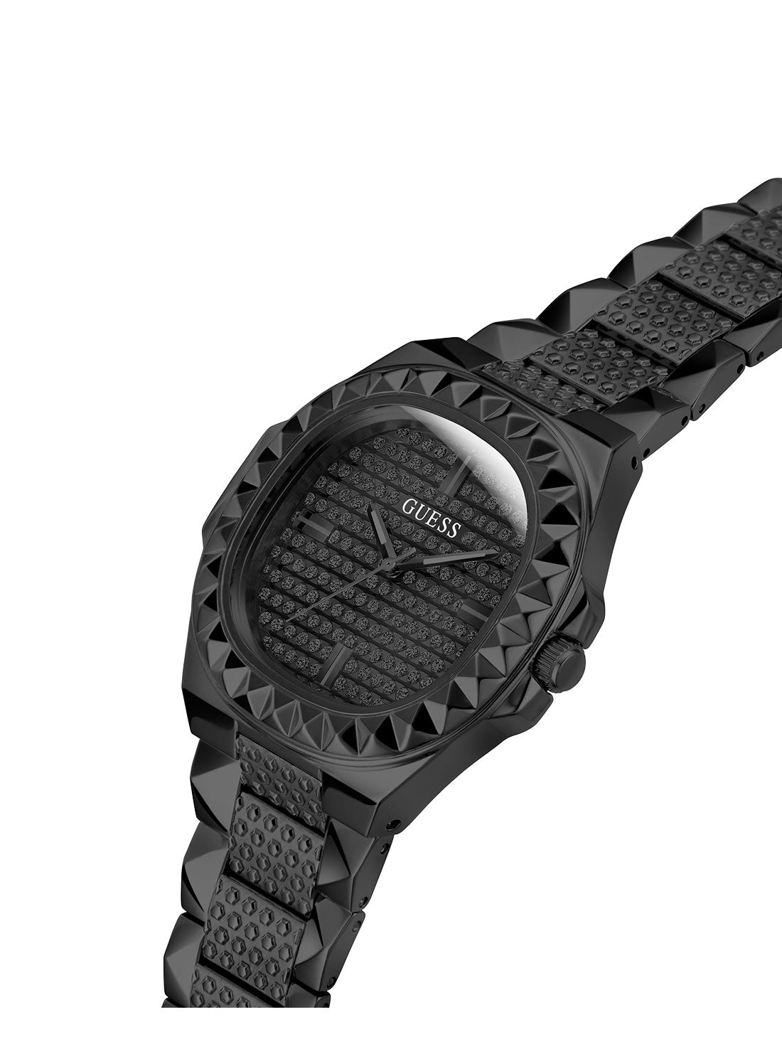 Black Studded Rebel Watch - Stylish Men's & Women's Fashion Watch for Everyday Wear & Special Occasions