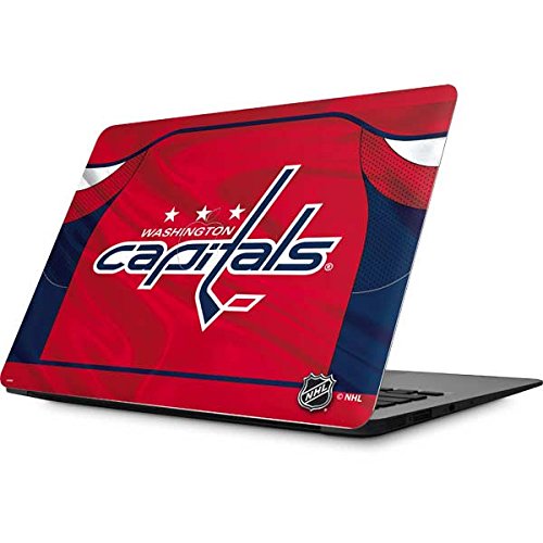 Officially Licensed NHL Washington Capitals Home Jersey Laptop Skin for MacBook Air 13.3 (2010-2017) | Protective Vinyl Decal Sticker | Perfect for School, Work & Gaming