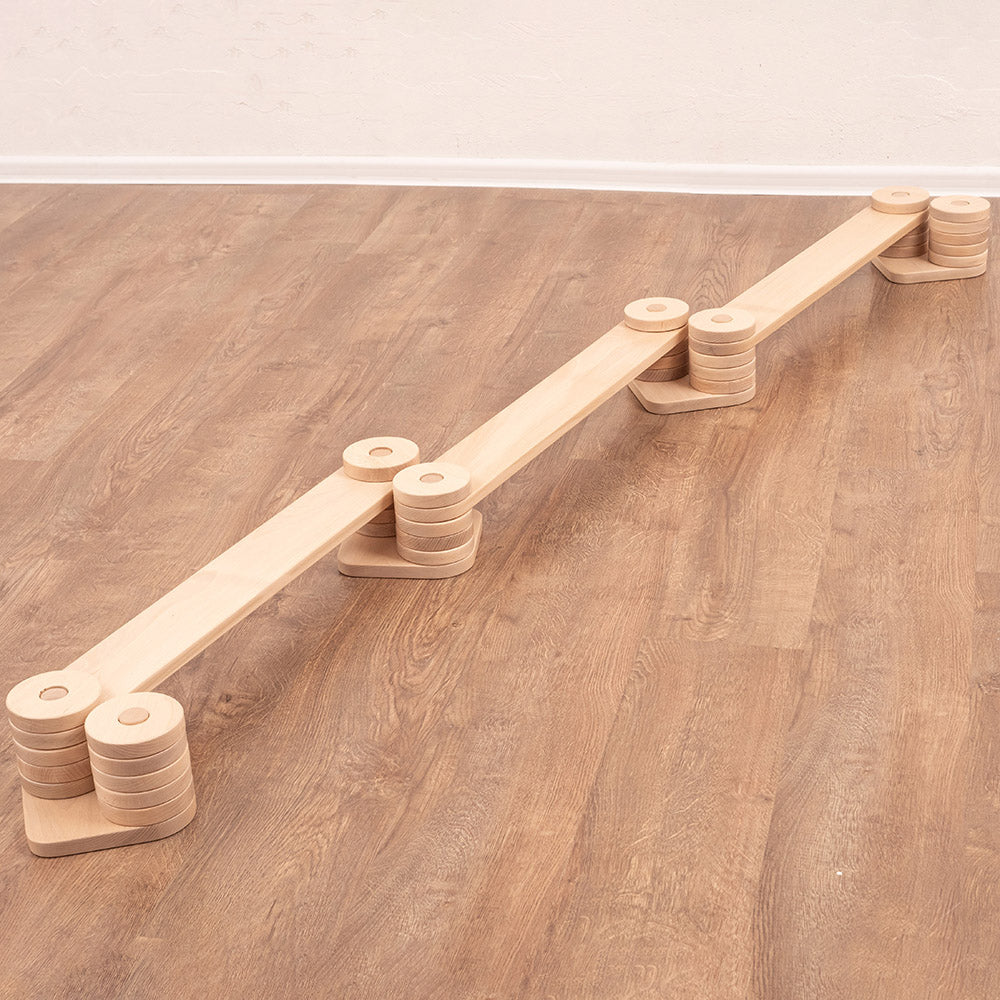 Kids Balance Beam - Non-Slip Gymnastics Training Equipment for Toddlers & Children - Perfect for Indoor/Outdoor Play, Yoga, and Motor Skill Development