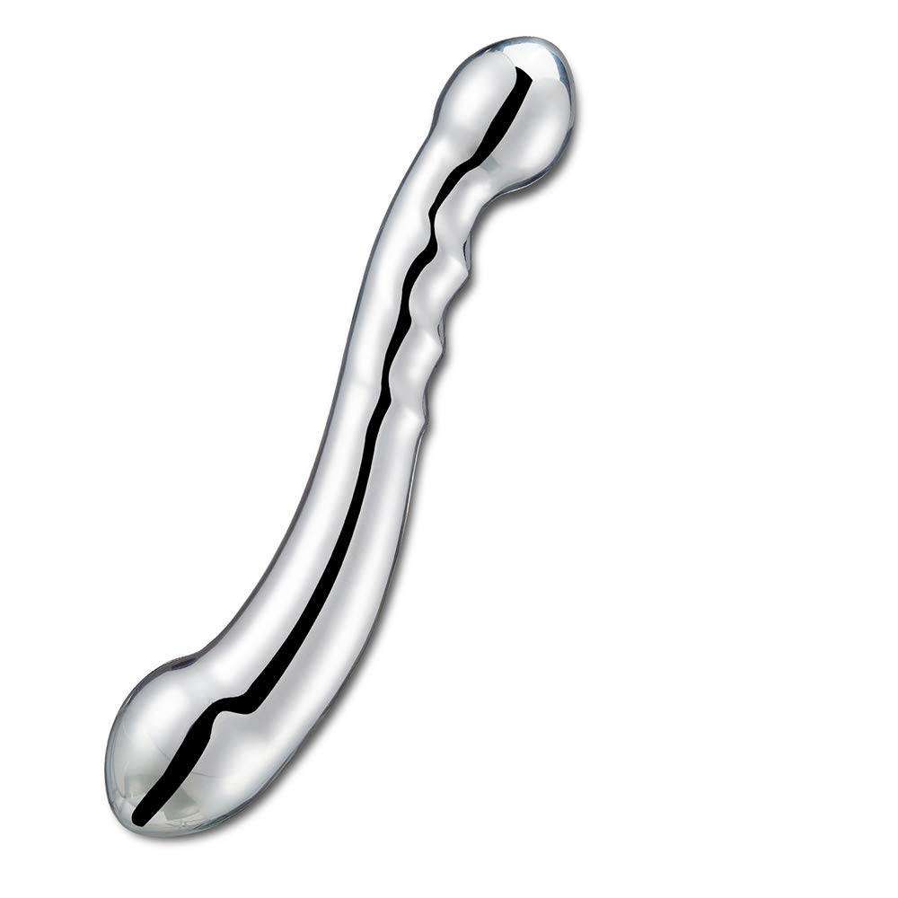 Premium 316 Medical Grade Stainless Steel G-Spot Massage Wand - Heavy Duty Metal Design for Sensual Pleasure & Intimate Wellness - Perfect for Couples Play, Solo Exploration & Spa Relaxation