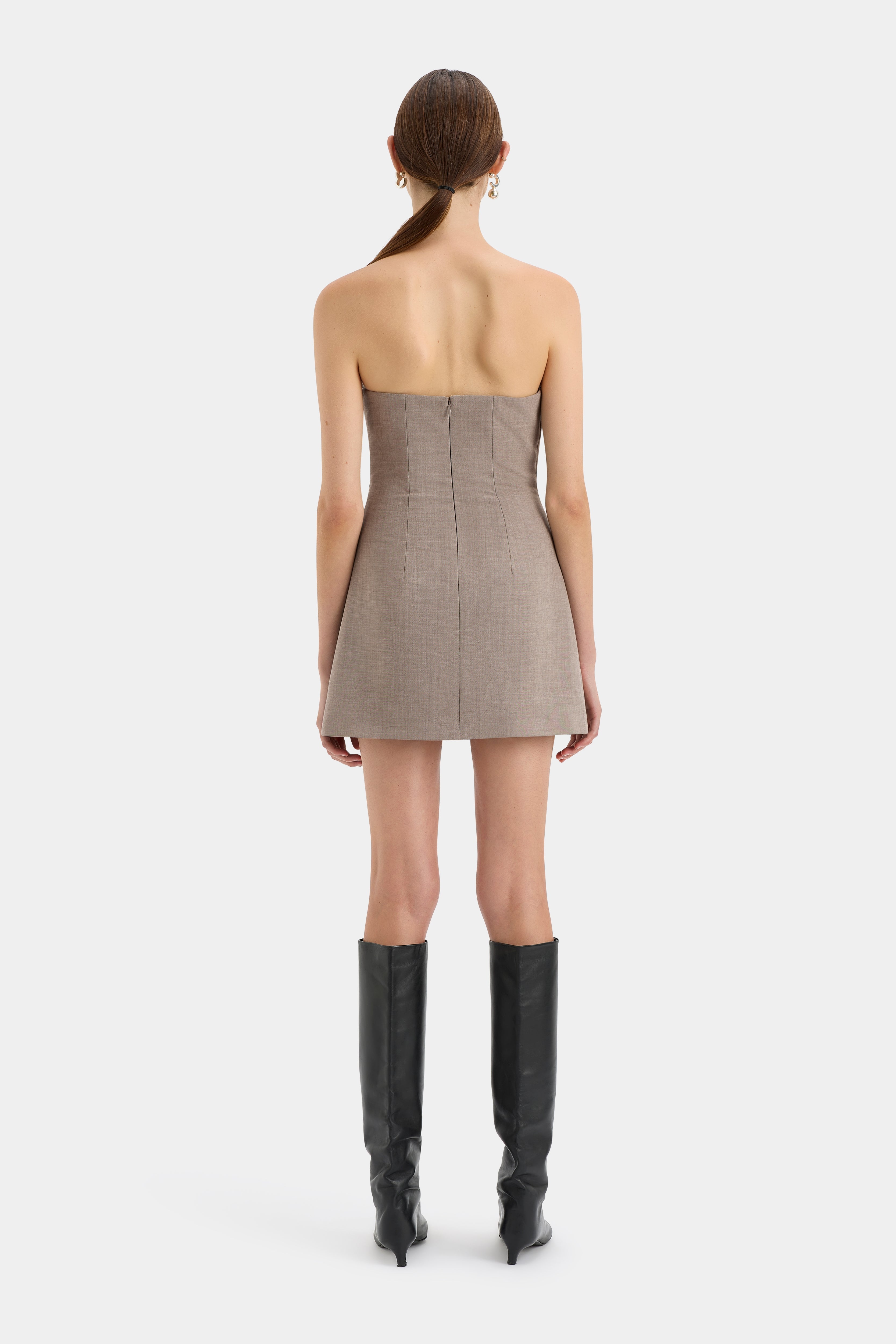 Leonardo Pleated Mini Dress for Women - Elegant Party & Cocktail Dress - Perfect for Night Out, Date Night & Special Occasions