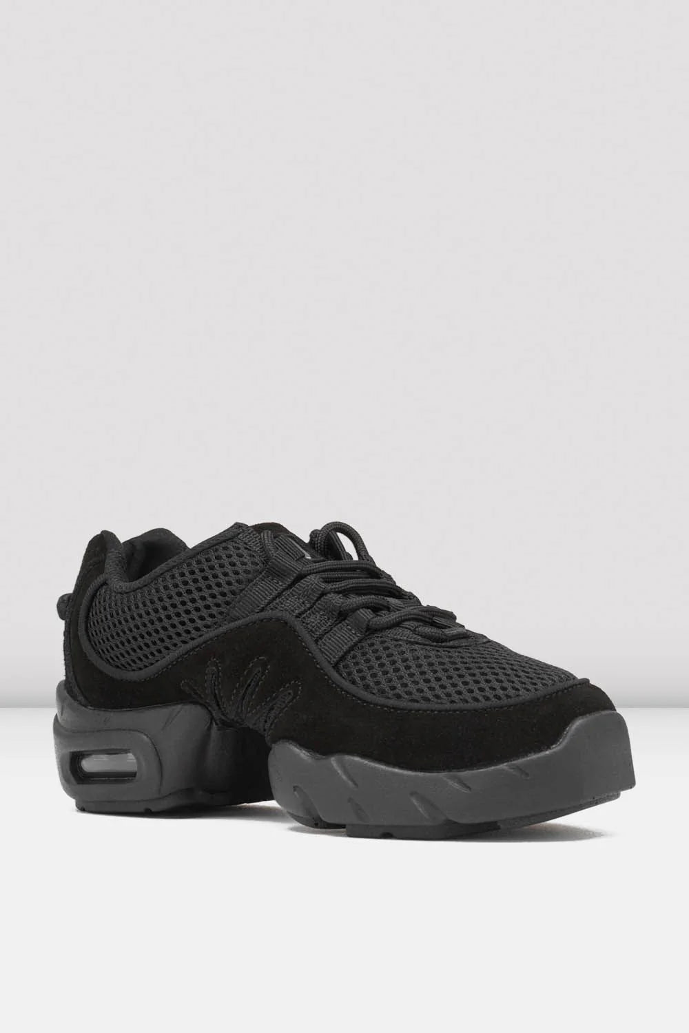 Bloch Black Women's Split Sole Dance Sneakers - Lightweight & Flexible for Ballet, Jazz, and Contemporary Dance Practice