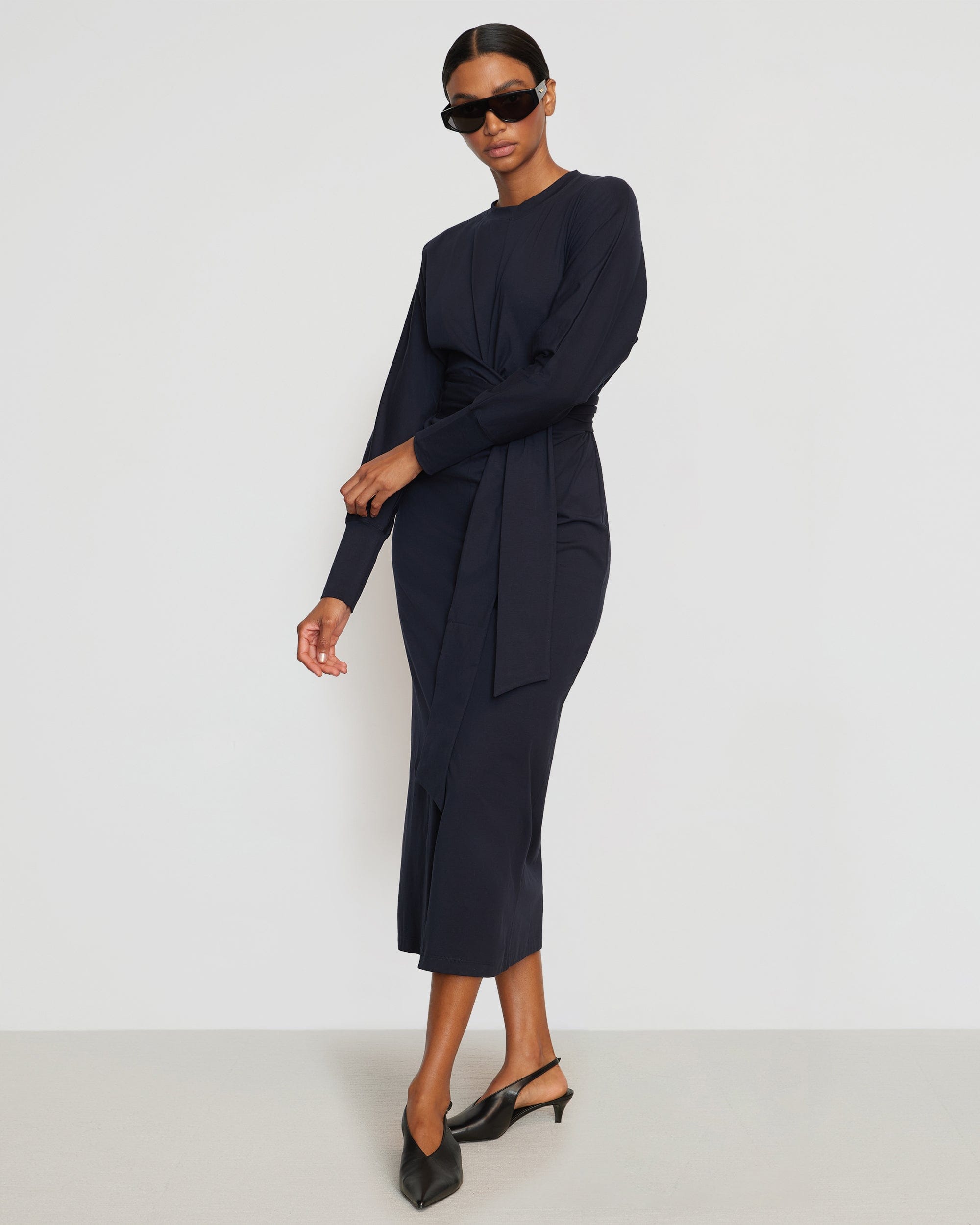 Organic Cotton Wrap Front Dress for Women - Comfortable & Stylish Casual Wear for Everyday Outings & Summer Vacations