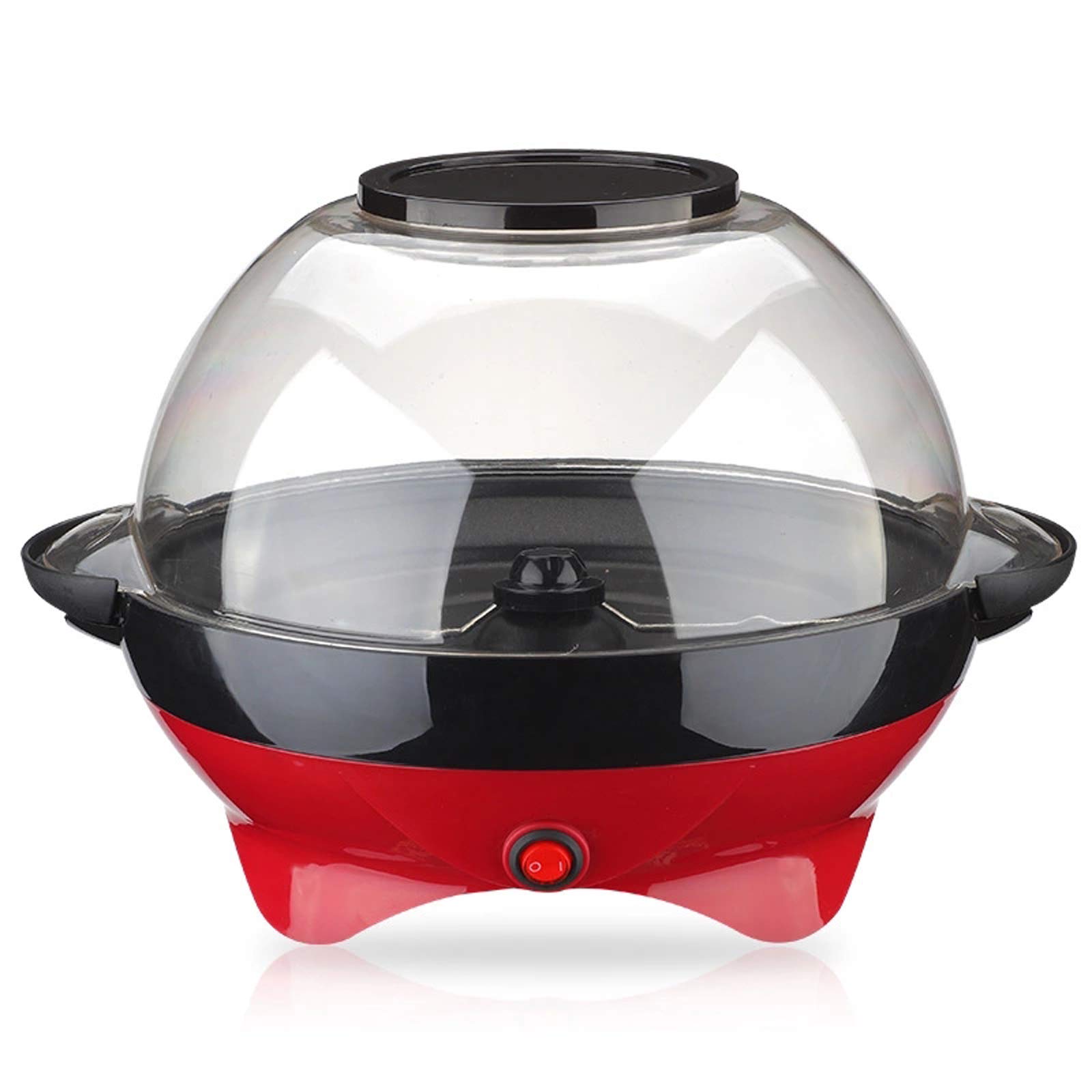 Electric Hot Oil Popcorn Maker Machine with Stirring Rod - Automatic DIY Home Popcorn Popper for Movie Nights, Parties & Snack Time