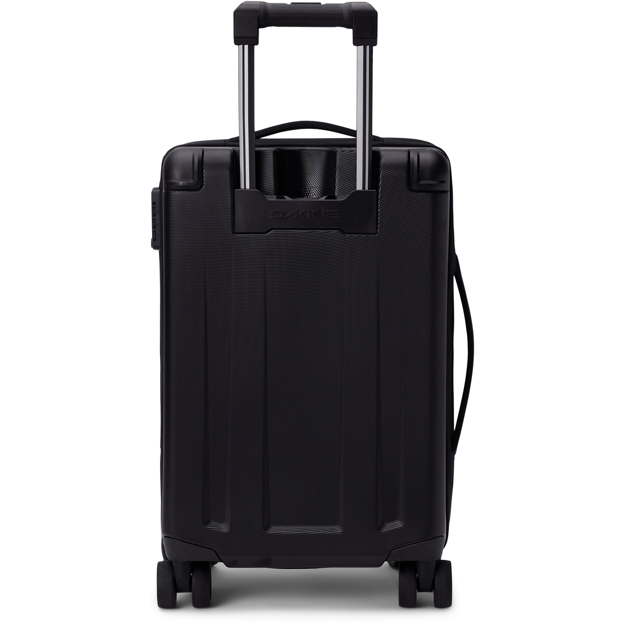 Dakine Split 4 Wheel Carry On Luggage 48L Black - Lightweight Spinner Suitcase for Air Travel, Business Trips & Weekend Getaways
