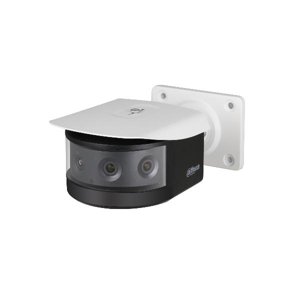 Dahua 4MP Panoramic IP Bullet Security Camera Outdoor, 4X Optical Zoom, 24/7 Surveillance, AC24V, Weatherproof (Model: DH-IPC-PFW8802P-A180-E4) - Ideal for Home Security, Business Monitoring & Parking Lot Surveillance