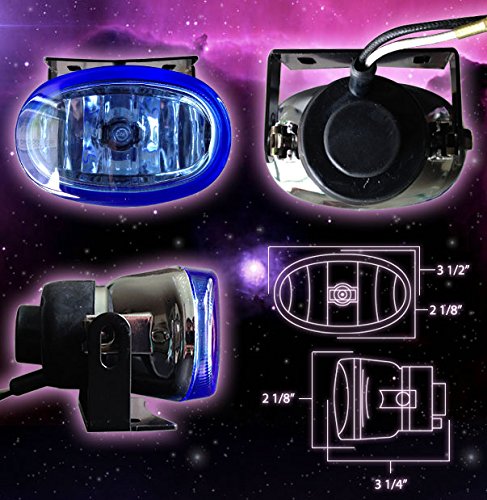 Xenon Halogen Fog Lights Kit for 2000-2005 Chevrolet Cavalier - High Performance Replacement Bulbs - Perfect for Night Driving & Foggy Conditions