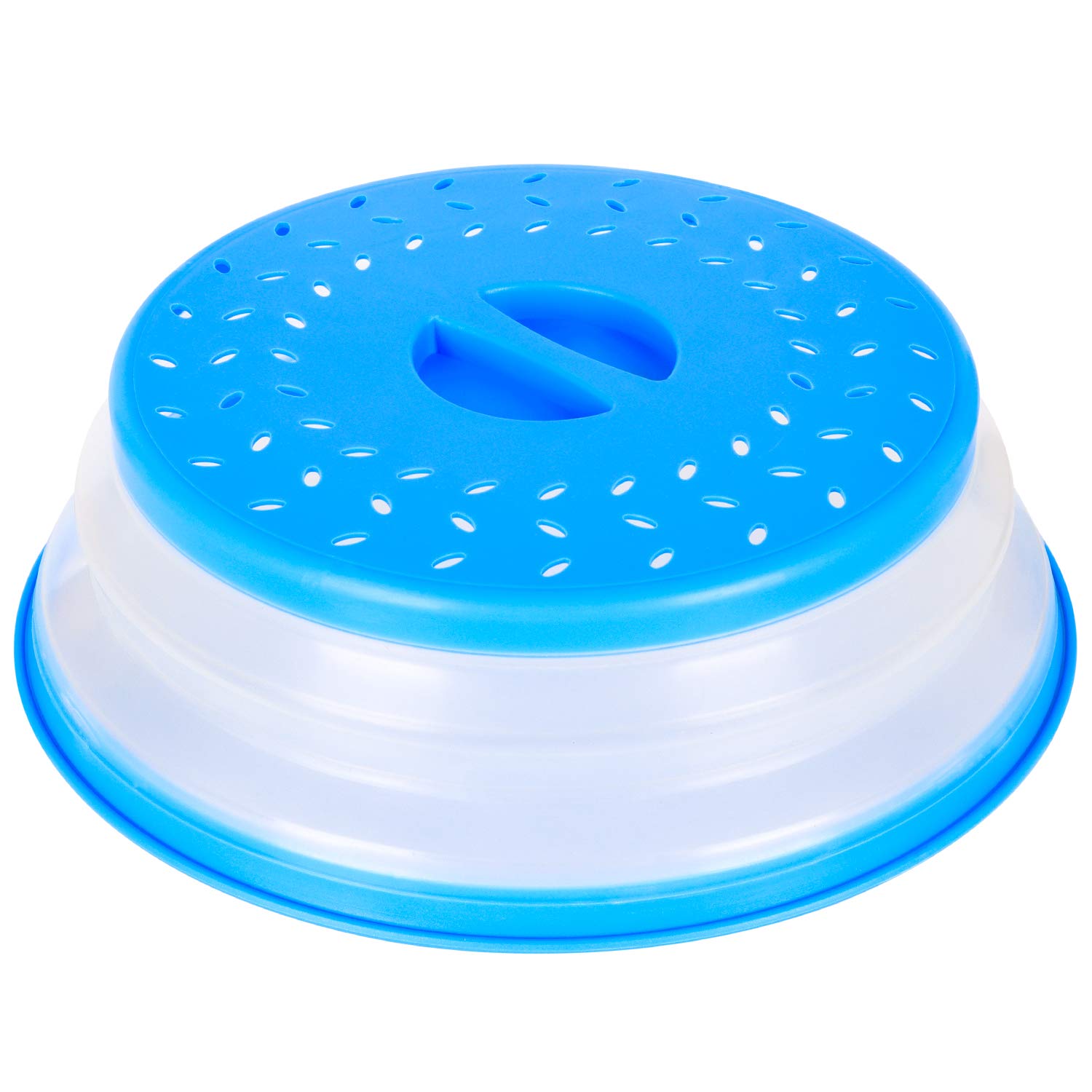 Collapsible Microwave Cover - BPA-Free Non-Toxic Food Splatter Guard with Easy Grip Handle for Fruits, Vegetables & Cooking | Perfect for Meal Prep, Reheating & Microwave Safety