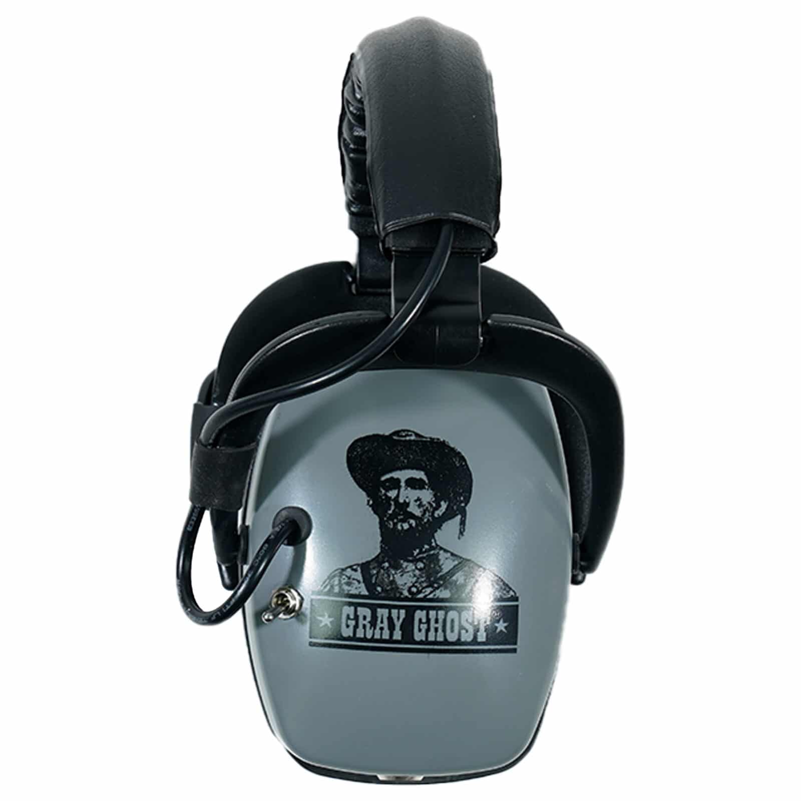 DetectorPro Gray Ghost NDT Headphones with 1/8