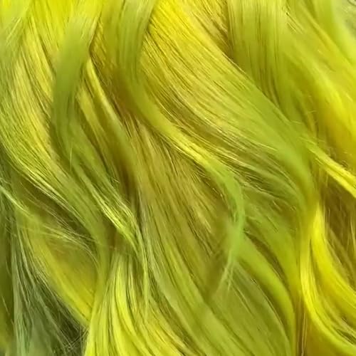 Crazy Color Salon Pro Semi-Permanent Hair Dye - Vibrant 77 Caution Shade for Women (5.07 oz) | Long-Lasting Fashion Hair Color for Parties, Cosplay & Creative Styling