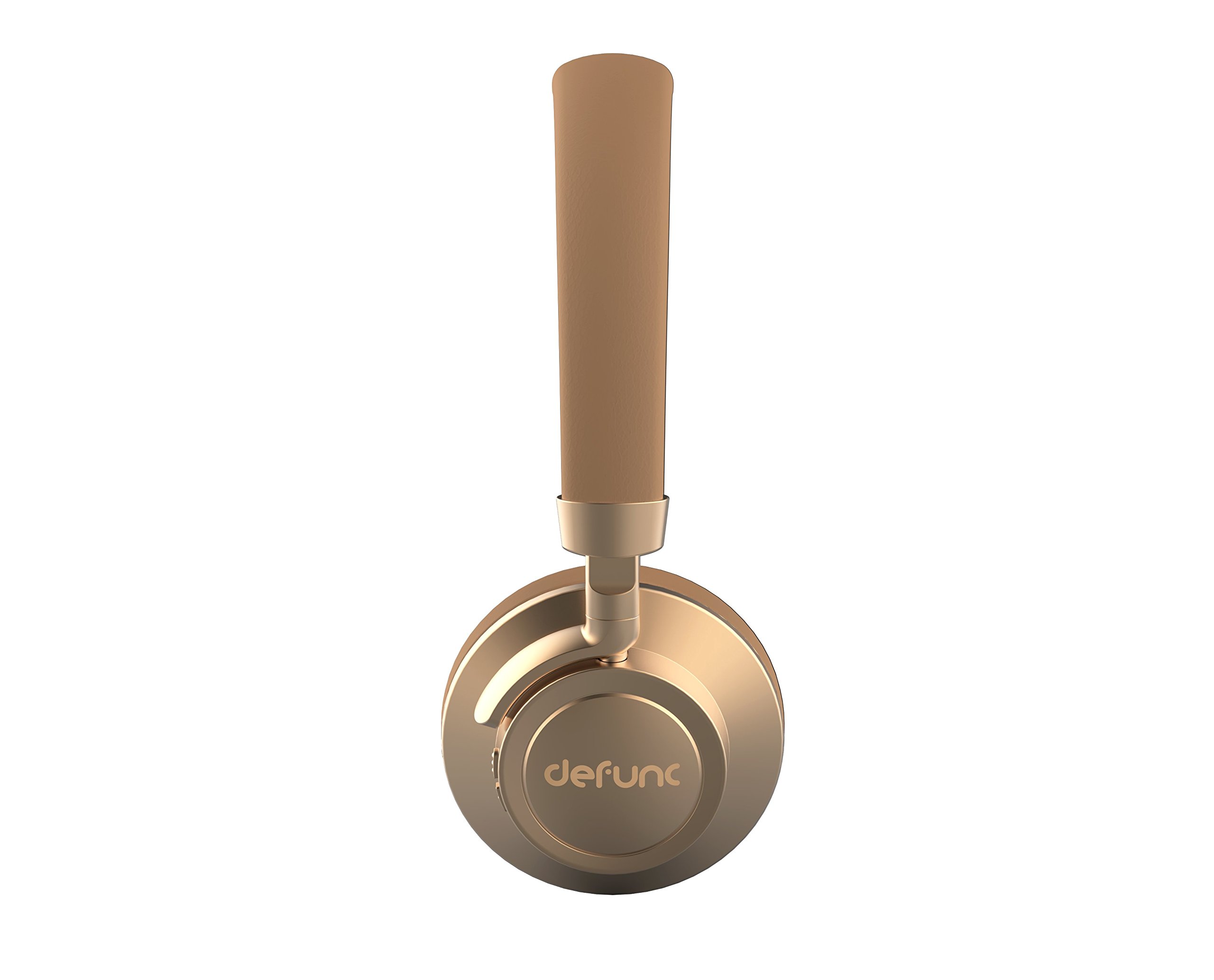 Defunc Plus Wireless Bluetooth Headphones - Gold | Noise Cancelling, 30H Playtime, HD Sound | Perfect for Gym, Travel & Work