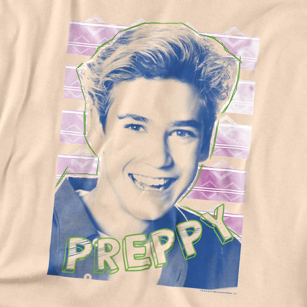 Saved by The Bell Preppy Unisex Adult T-Shirt | Vintage 90s TV Show Inspired Casual Tee | Perfect for Retro Parties, College Wear & Everyday Outfits