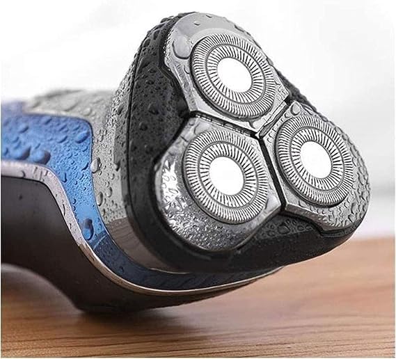 Rechargeable Electric Razor for Men - 100% Waterproof Wet & Dry Rotary Shaver with Pop-up Trimmer & LED Display - Perfect for Travel, Gym & Daily Shaving