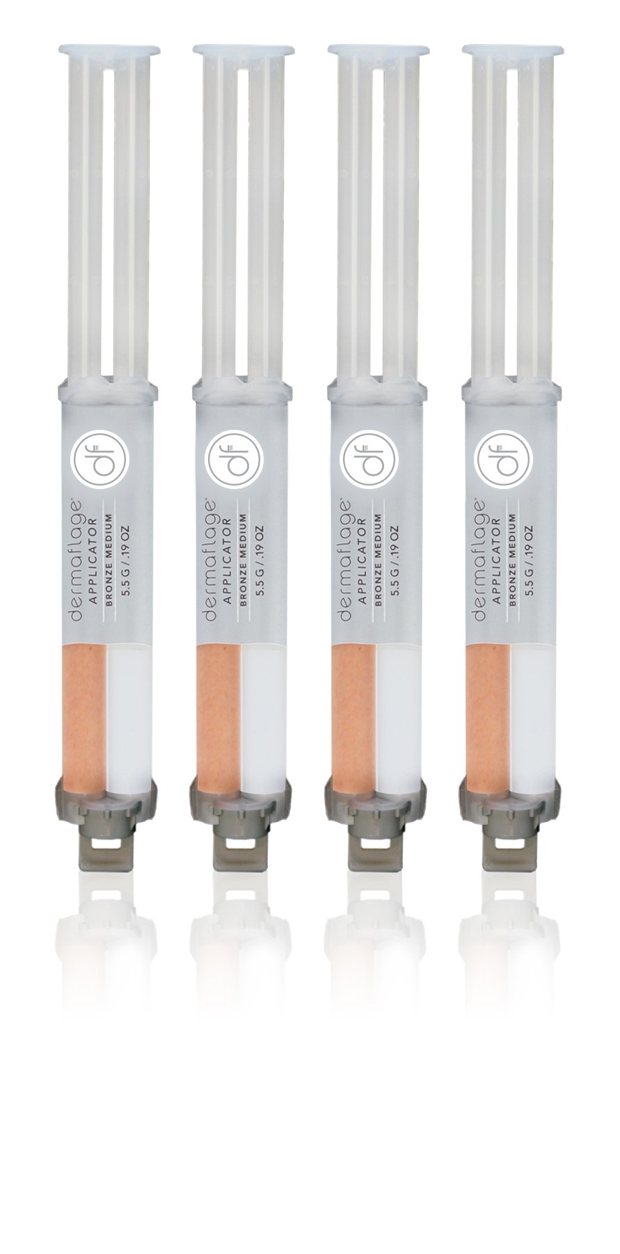 Dermaflage Scar Filler Refill Kit - 4 Professional Applicators for Acne Scars & Wrinkles | Medical-Grade Concealer for Face & Body | Perfect for Daily Use & Special Occasions