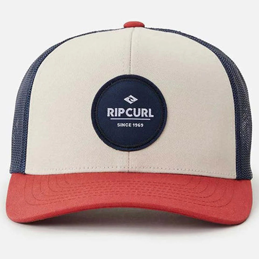 Rip Curl Men's Routine Curve Trucker Cap - Stylish Adjustable Baseball Hat for Outdoor Sports, Surfing & Casual Wear