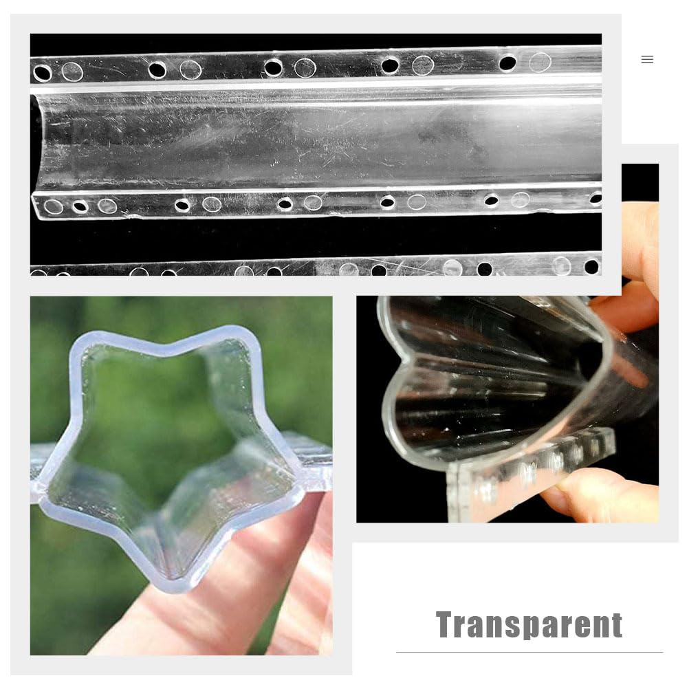 Yardwe 10PCS Plastic Cucumber Shaping Molds - Star & Heart Shaped Fruit & Vegetable Forming Tools for Garden DIY, Food Decoration, and Kids Cooking Activities