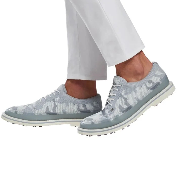 G/Fore Men's Camo Knit Tuxedo Gallivanter Golf Shoes - Waterproof Spiked Golf Footwear for Men - Perfect for Golf Tournaments & Country Club Wear