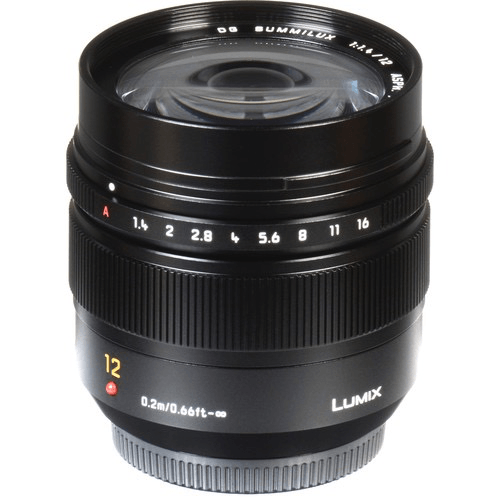 Panasonic Leica DG Summilux 12mm f/1.4 ASPH. Lens - Ultra Wide Aperture Prime Lens for Micro Four Thirds Cameras | Perfect for Low Light Photography, Landscapes & Street Shooting