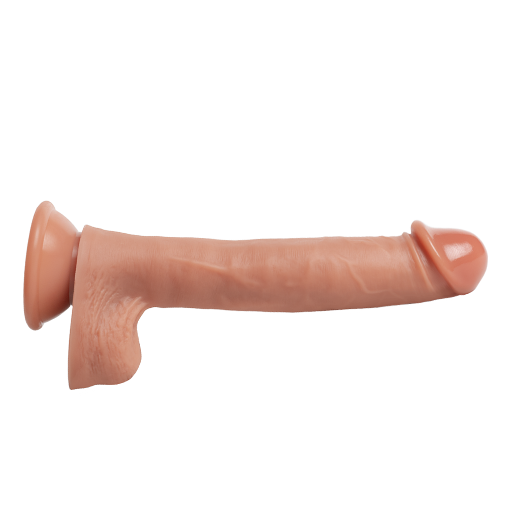 9 Inch Realistic Dildo with Strong Suction Cup - Powerful Sex Machine Attachment for Couples & Solo Play - Enhance Your Bedroom Experience