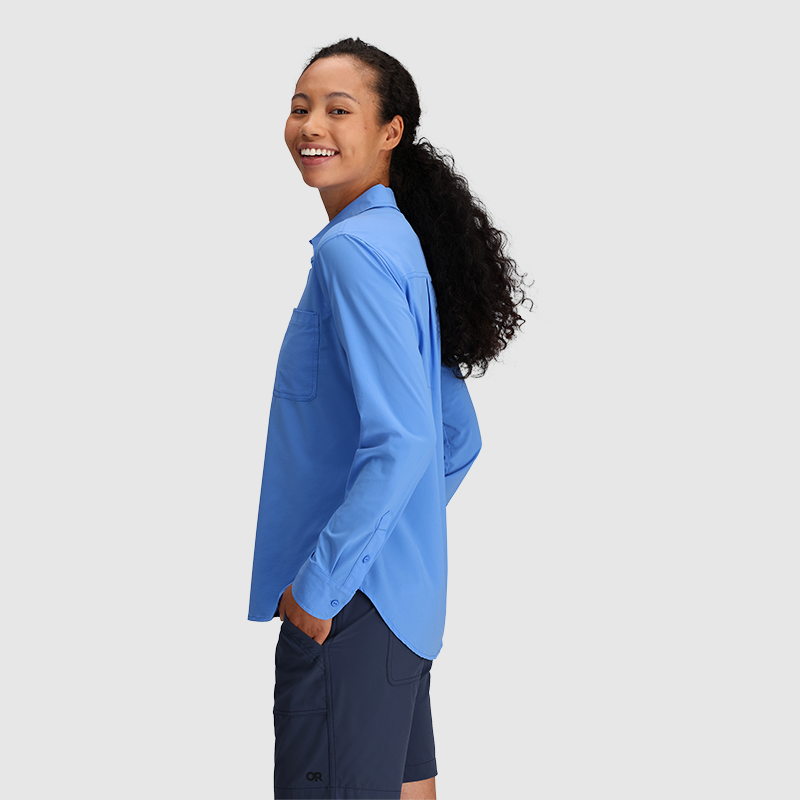 Astroman Women's UPF 50+ Long Sleeve Sun Shirt - Lightweight Breathable UV Protection Shirt for Hiking, Fishing & Outdoor Activities