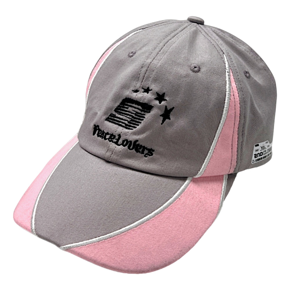2ND CLOSET S Logo Patchwork Baseball Cap - Grey Unisex Adjustable Dad Hat for Men & Women | Perfect for Outdoor Sports, Casual Streetwear & Fashion Accessories