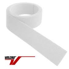 VELCRO 1812-OW-PB/B White Nylon Hook and Loop Tape, 5/8