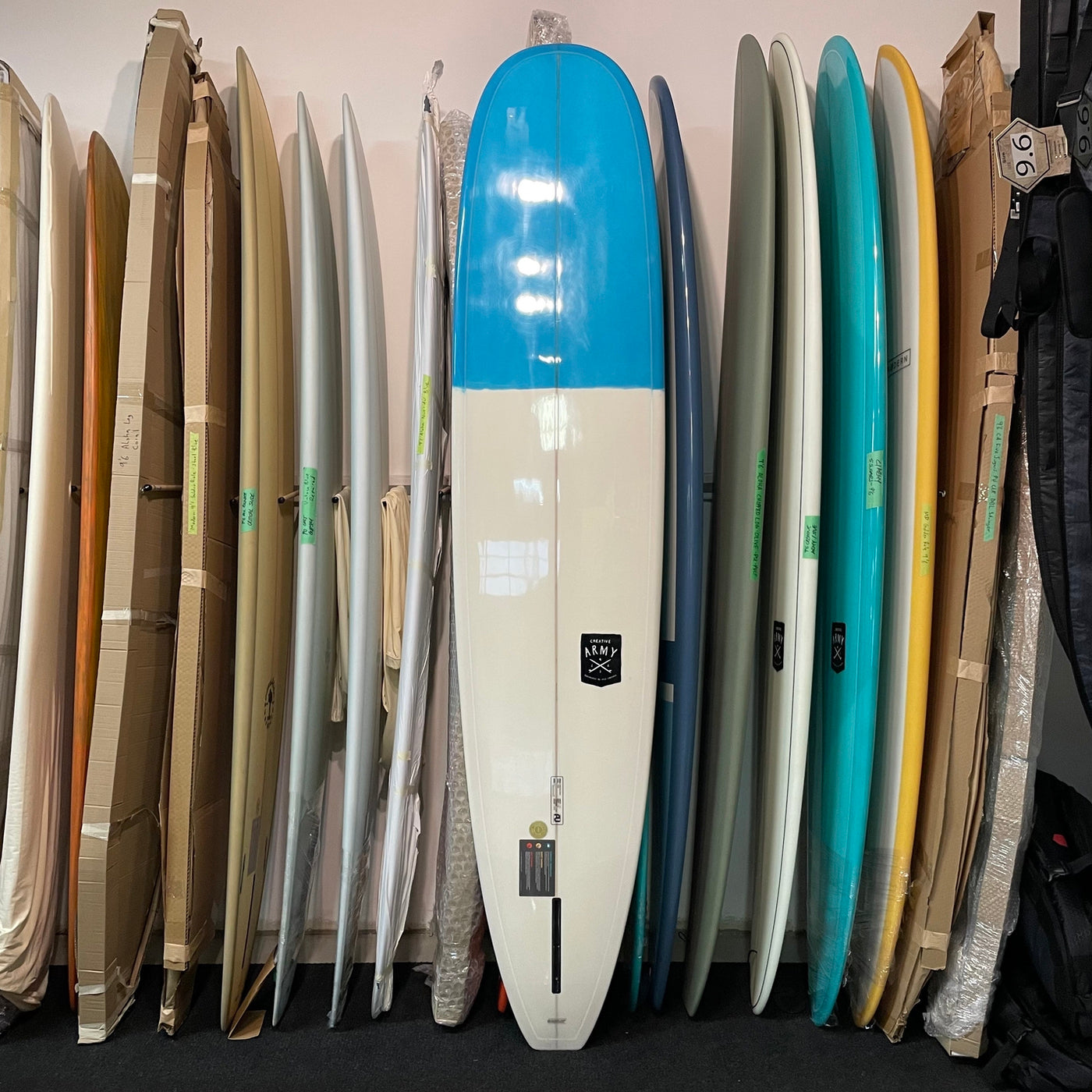 Creative Army Cruz 9'1 Stand Up Paddle Board (SUP) - Premium PU Material in Blue & White - Perfect for Surfing, Yoga & Beach Adventures