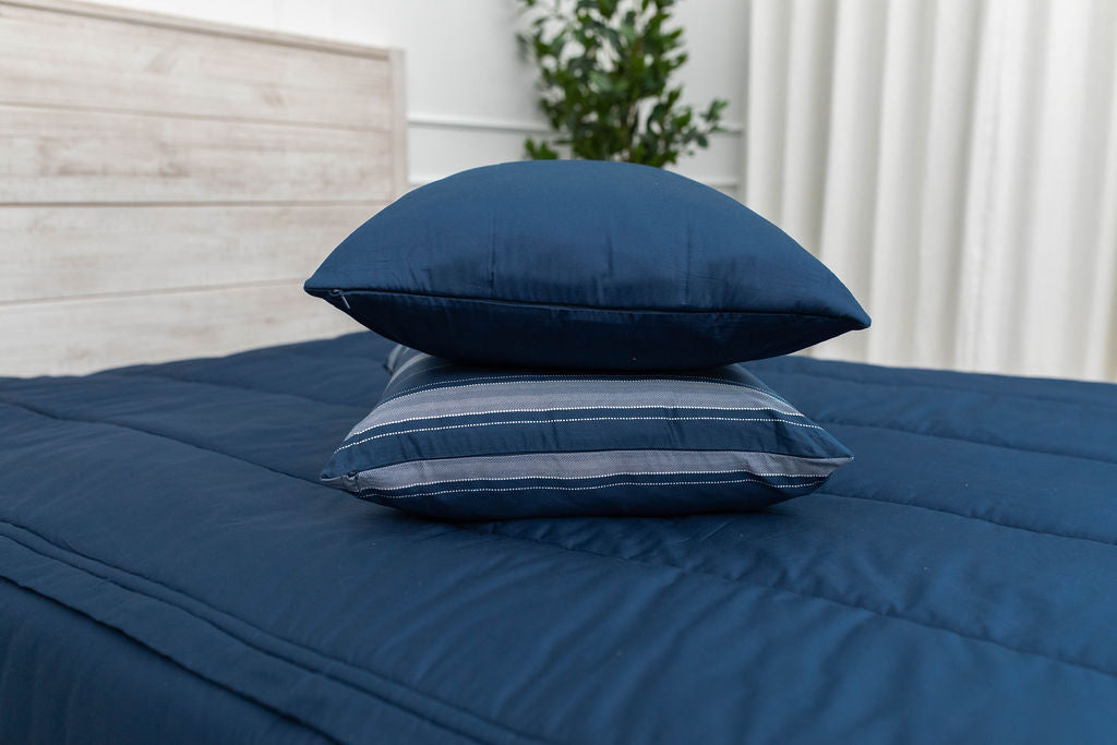 Premium Evan Pillowcase Set - Soft & Breathable 100% Cotton Pillow Covers for Ultimate Comfort - Perfect for Home, Bedroom, Hotel & Travel Use
