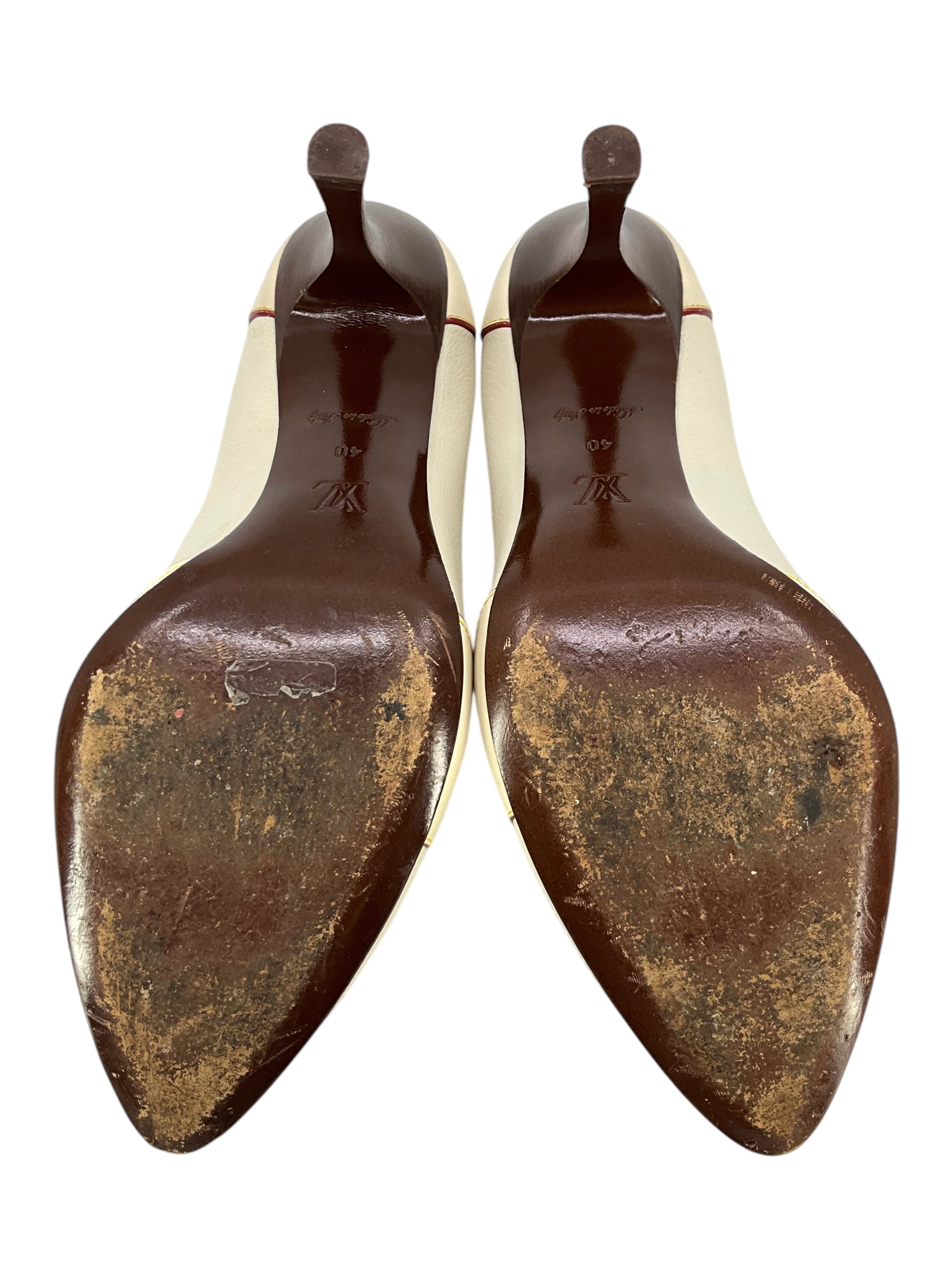 Louis Vuitton Suhali Leather Studded Heels Women's Size 40 - Luxury Designer Pumps for Parties, Weddings & Evening Events