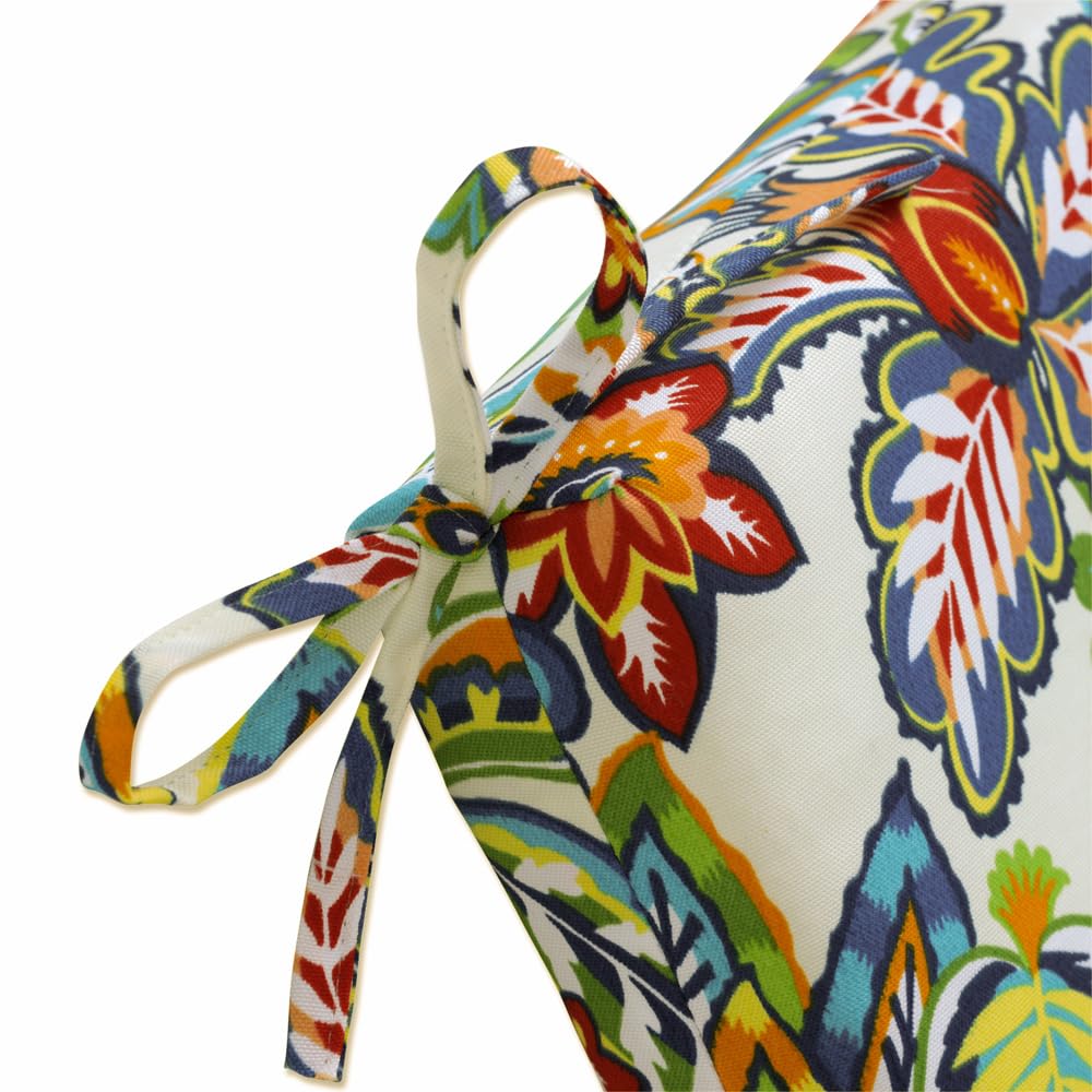 Pillow Perfect Bright Floral Indoor/Outdoor Chaise Lounge Cushion - 80