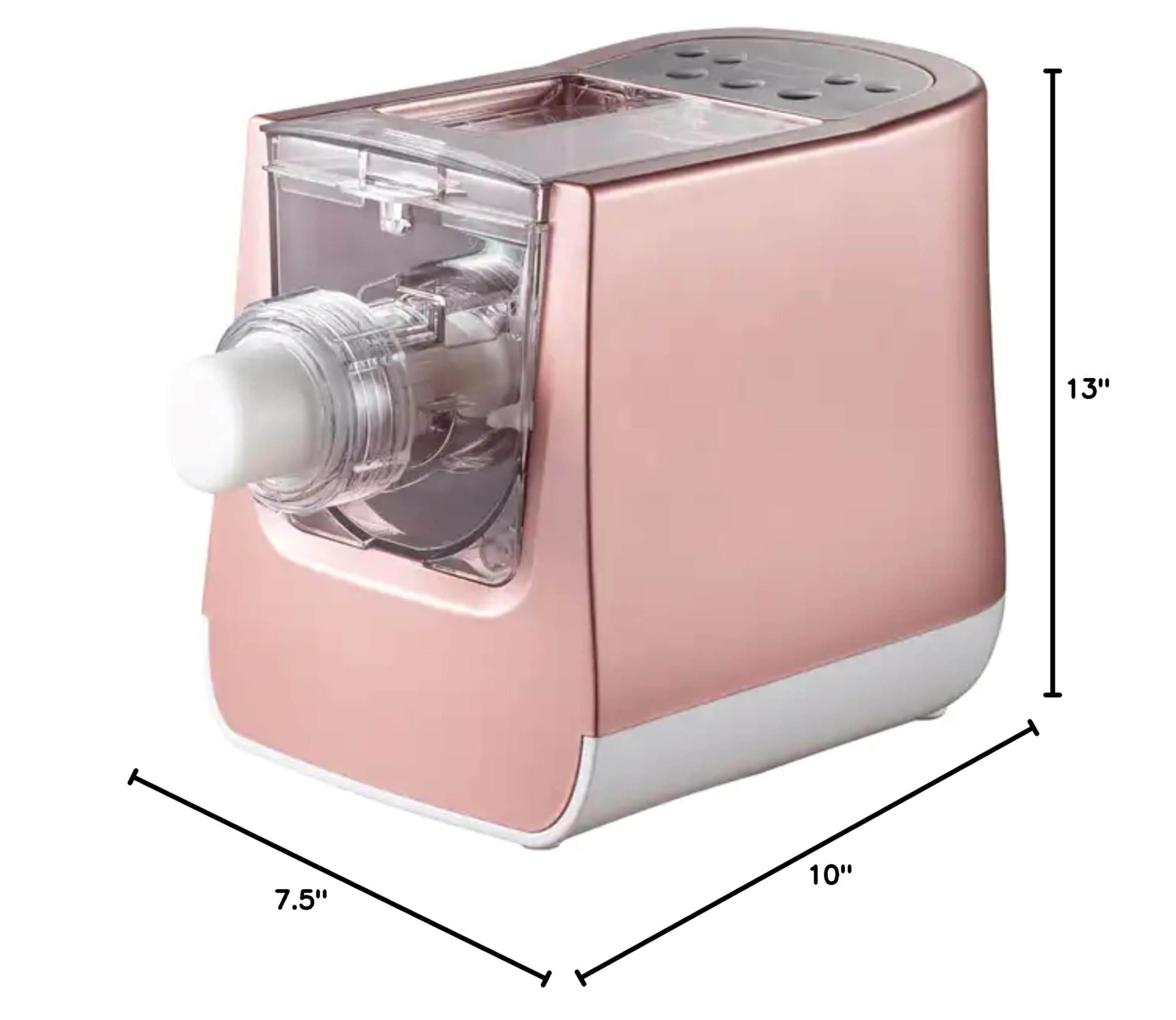Automatic Pasta Maker Machine 300W - Electric Pasta Noodle Maker for Homemade Spaghetti, Fettuccine, Lasagna, Ravioli, Penne & Dumpling Wrappers - Easy Control Panel - Perfect for Italian Cuisine, Family Dinners & Restaurant-Style Meals