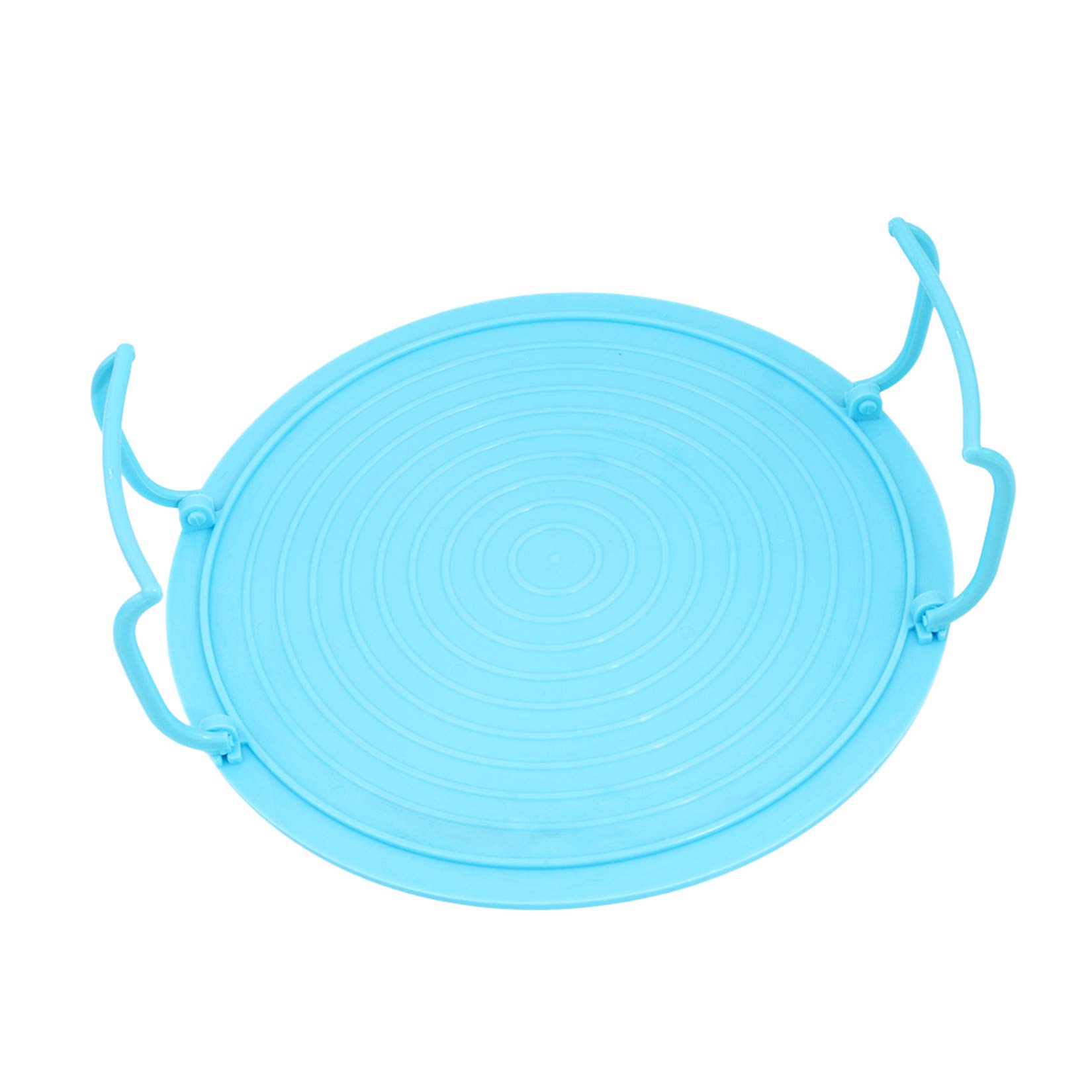 Multifunctional Microwave Oven Steamer Rack - 3-Tier Stackable Steaming Tray with Pot Holder, Durable & BPA-Free, Perfect for Reheating Food, Cooking Vegetables & Meal Prep - Blue