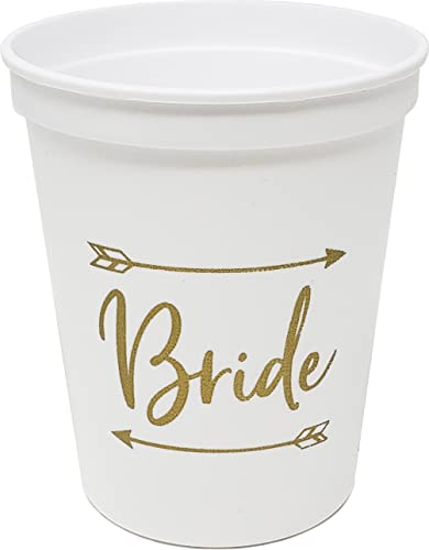 3 Pack - Bride (White/Gold)