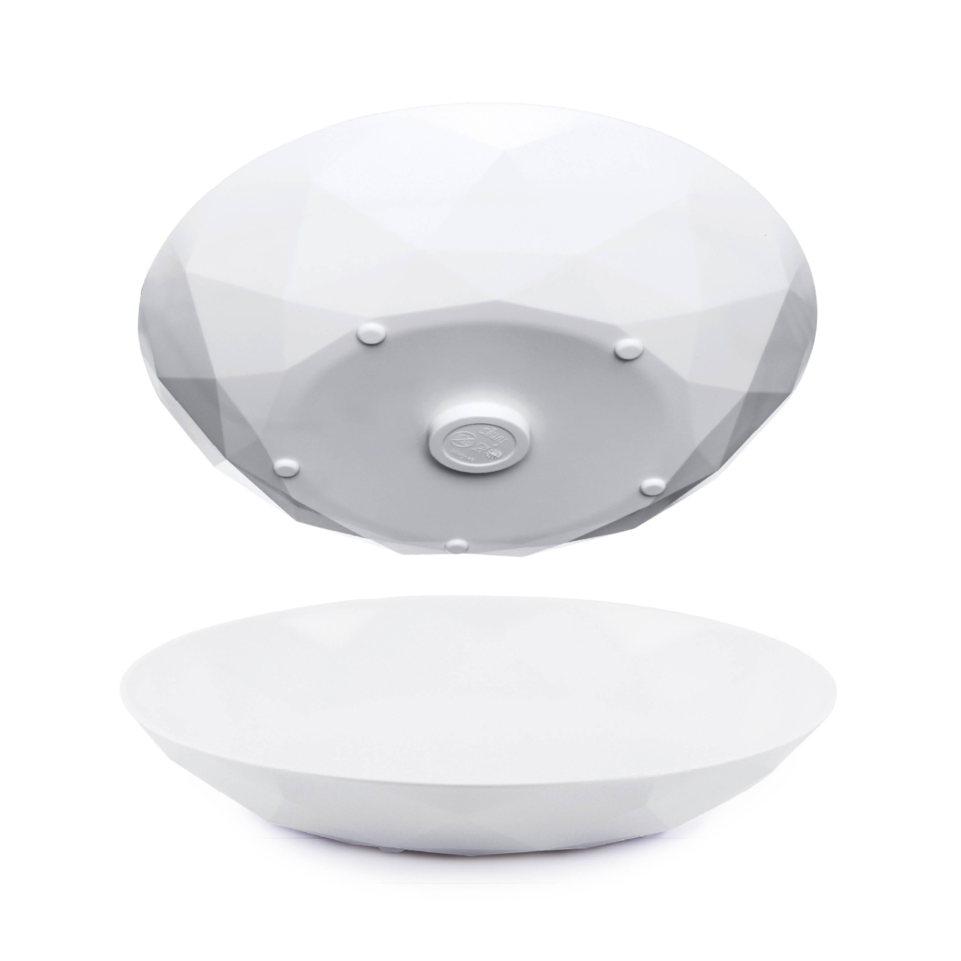 Classic Plastic Plates with Magnet - 24 cm Set for Picnics, Camping & Outdoor Dining | Durable & Lightweight Dishware