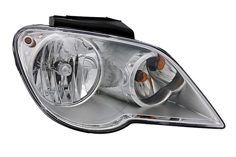 2007-2008 Chrysler Pacifica Right Passenger Side Headlight Assembly Replacement - Durable OEM Replacement Headlamp for Improved Night Driving Safety