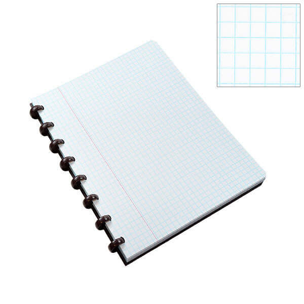 Atoma Classic Colours Polypropylene Cover Disc Bound Refillable Notebook 195 x 210mm - Perfect for Office, School & Creative Journaling